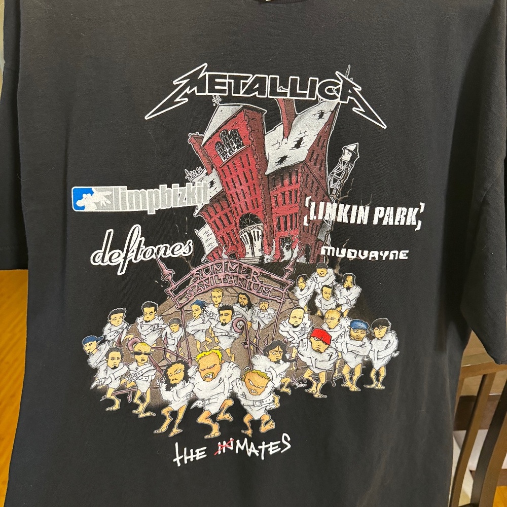Vintage Metallica 2003 Summer Sanatarium Tour shirt